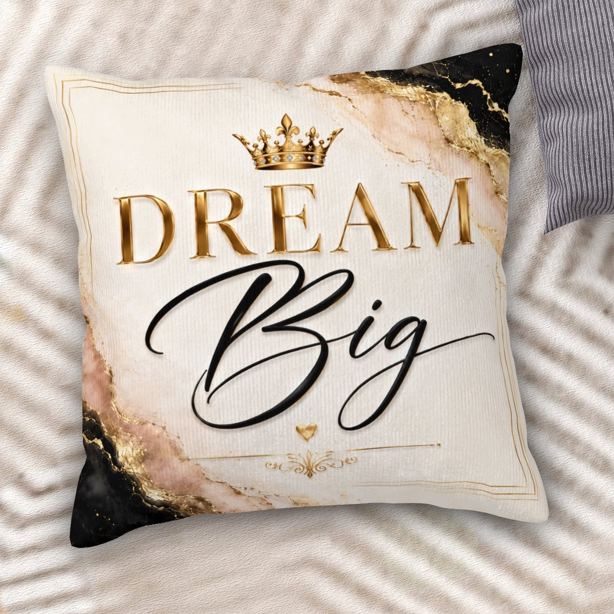 Dream Big Throw Pillow Covers with Core