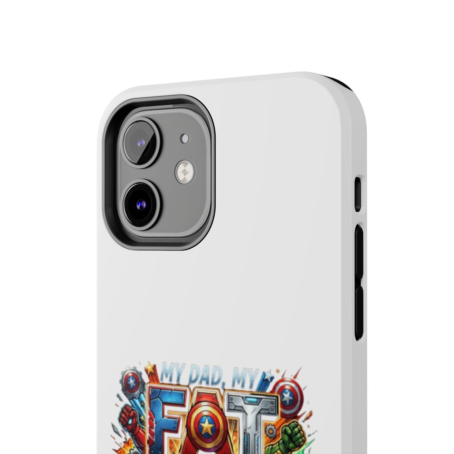Tough Phone Case — 'My Dad, My Father' Superhero Collage Protective Cover