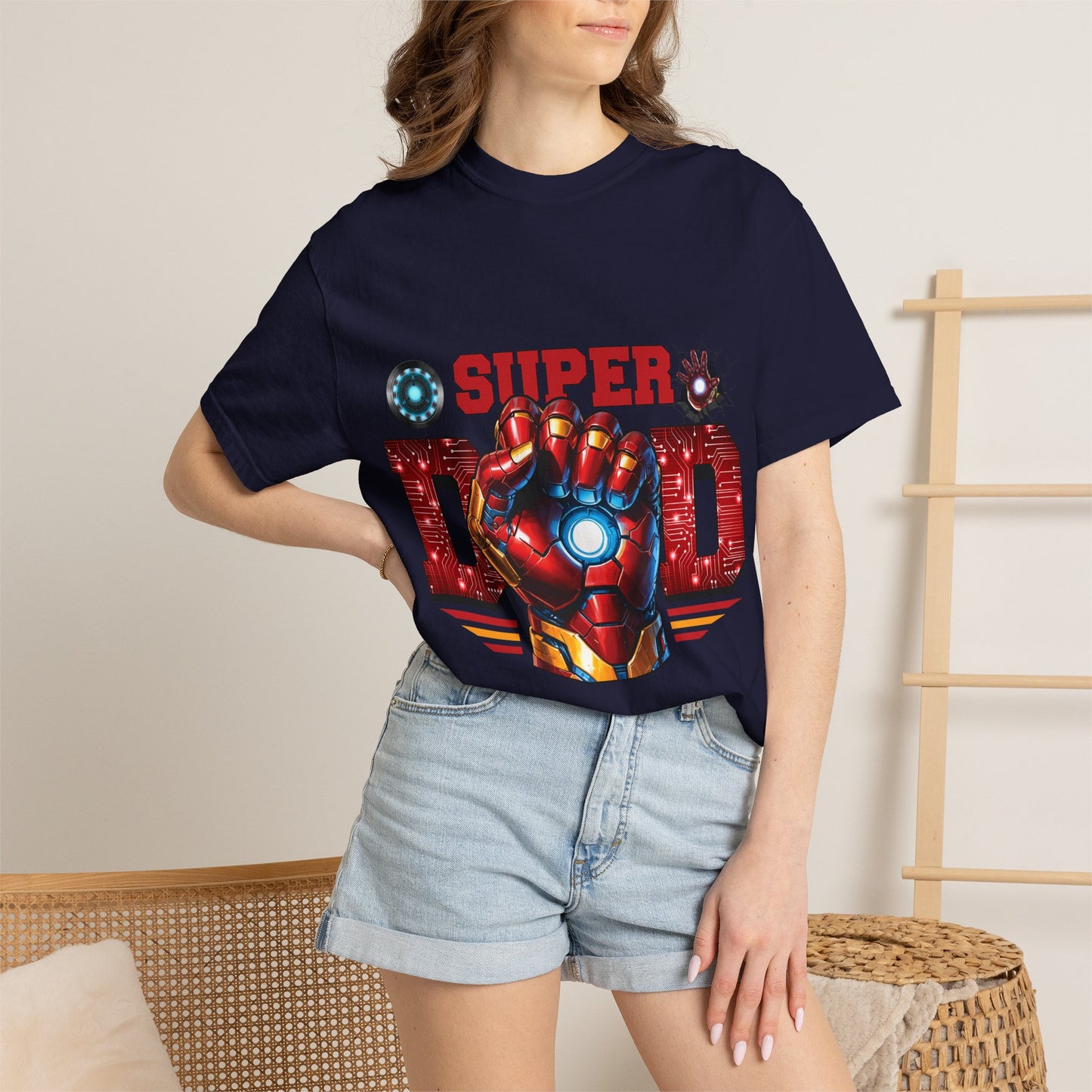 Super Dad Iron Fist T-Shirt — Father’s Day Hero Tee