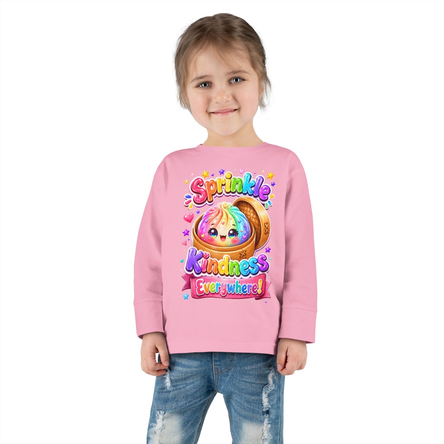 Sprinkle Kindness Everywhere Toddler Long Sleeve Tee