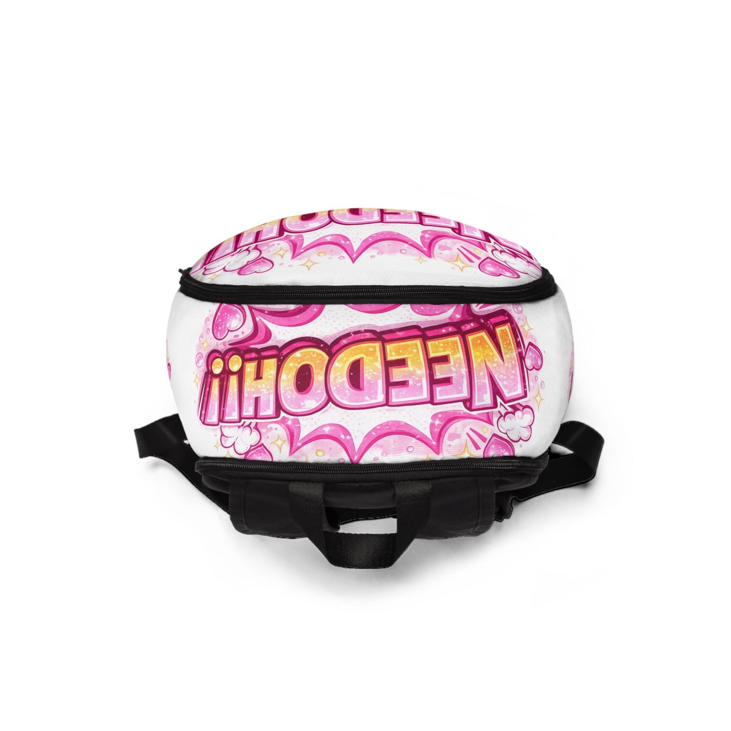 Cute Candy Heart Graphic School Bag