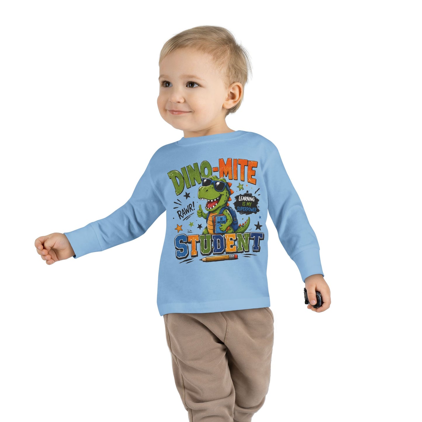 Dino-Mite Student Toddler Long Sleeve Tee