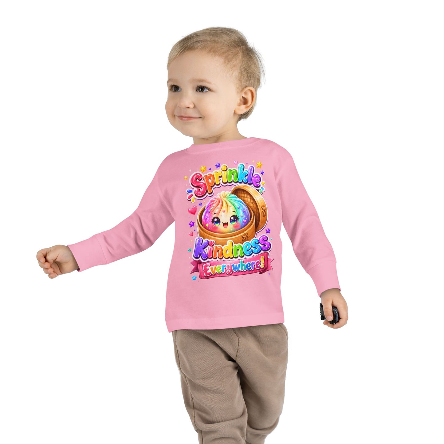 Sprinkle Kindness Everywhere Toddler Long Sleeve Tee