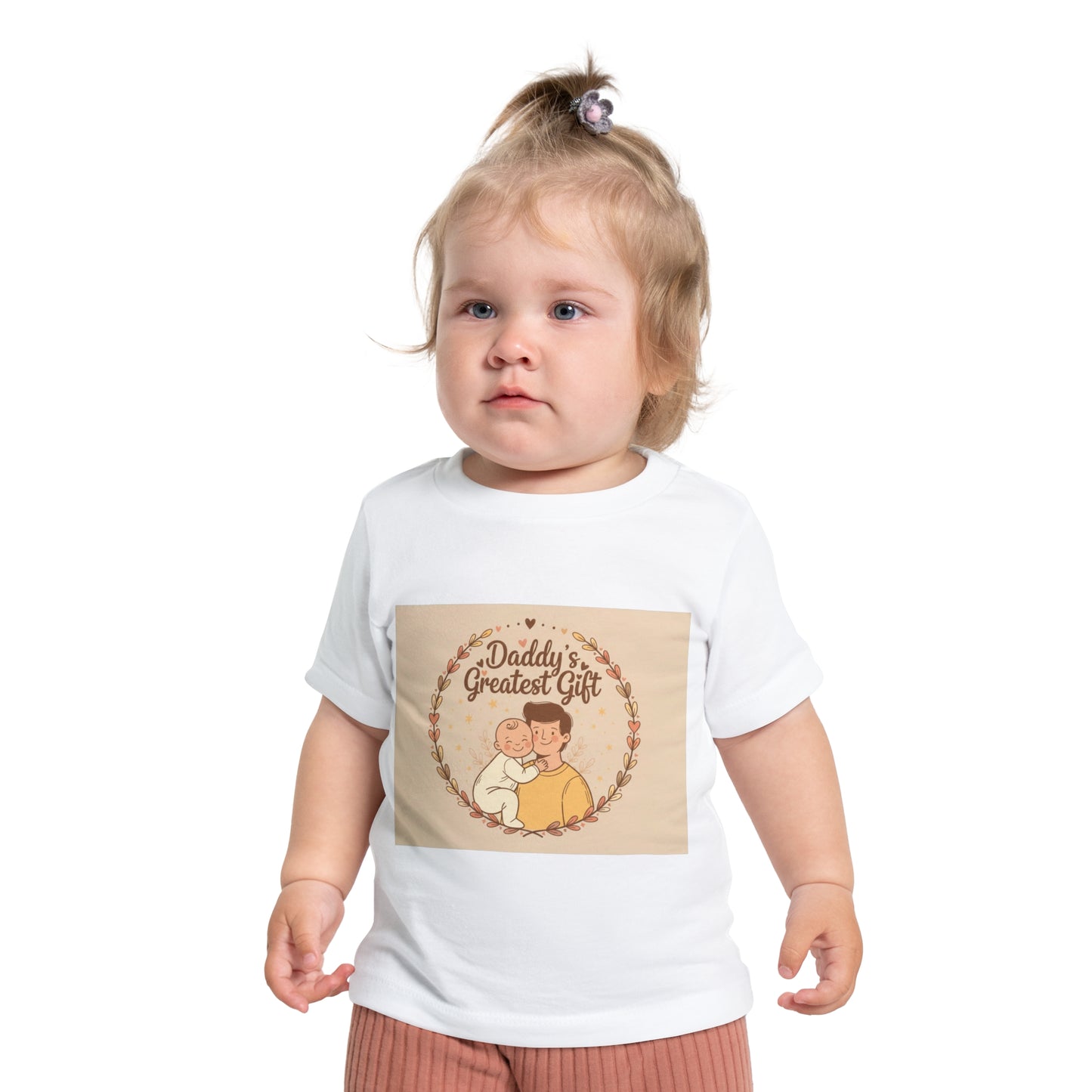 Daddy's Greatest Gift Baby T-Shirt – Cute Newborn Father's Day Bodysuit