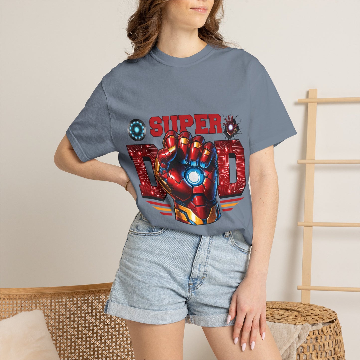 Super Dad Iron Fist T-Shirt — Father’s Day Hero Tee