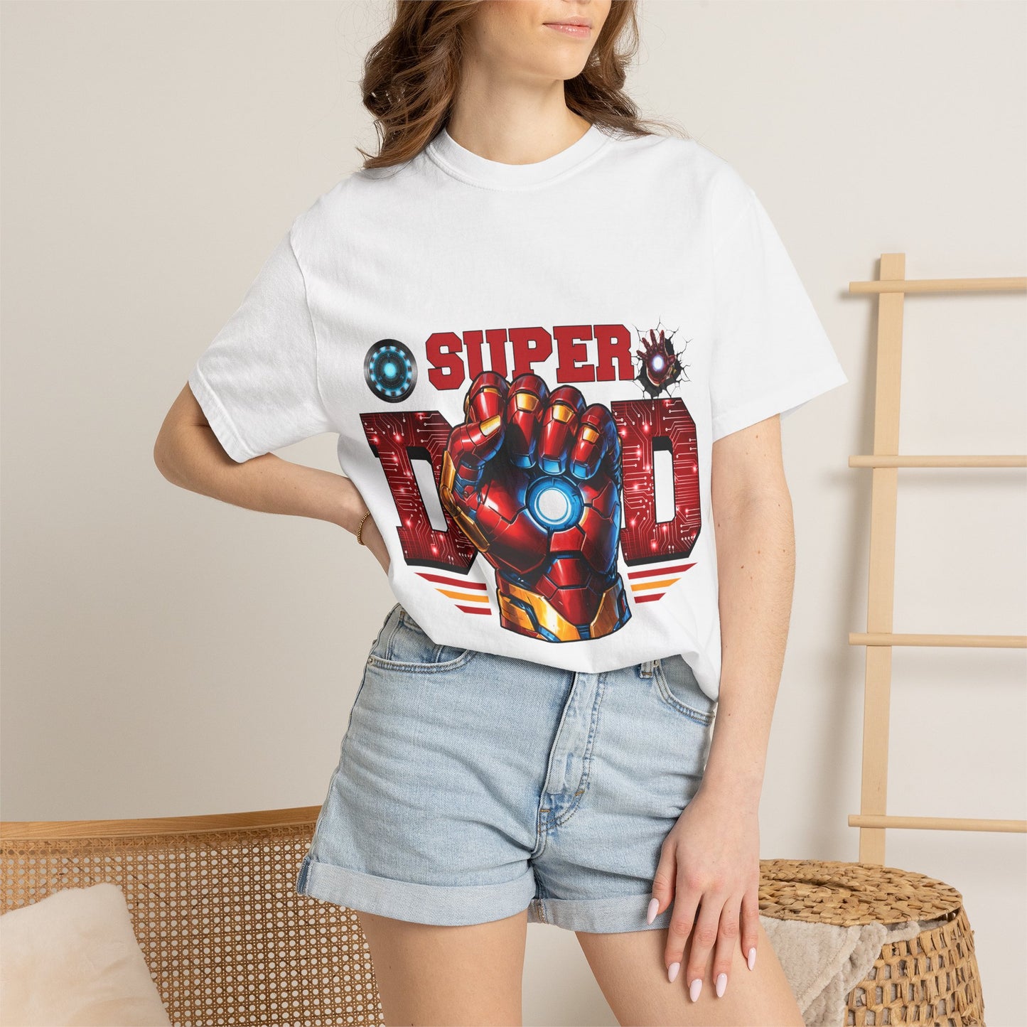 Super Dad Iron Fist T-Shirt — Father’s Day Hero Tee