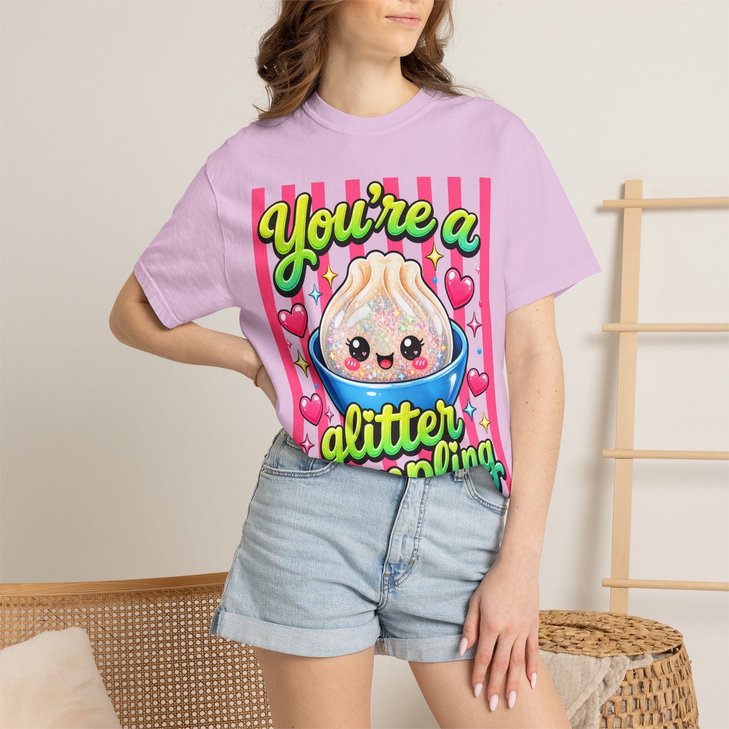 Kawaii "You're a Glitter Dumpling" T-Shirt