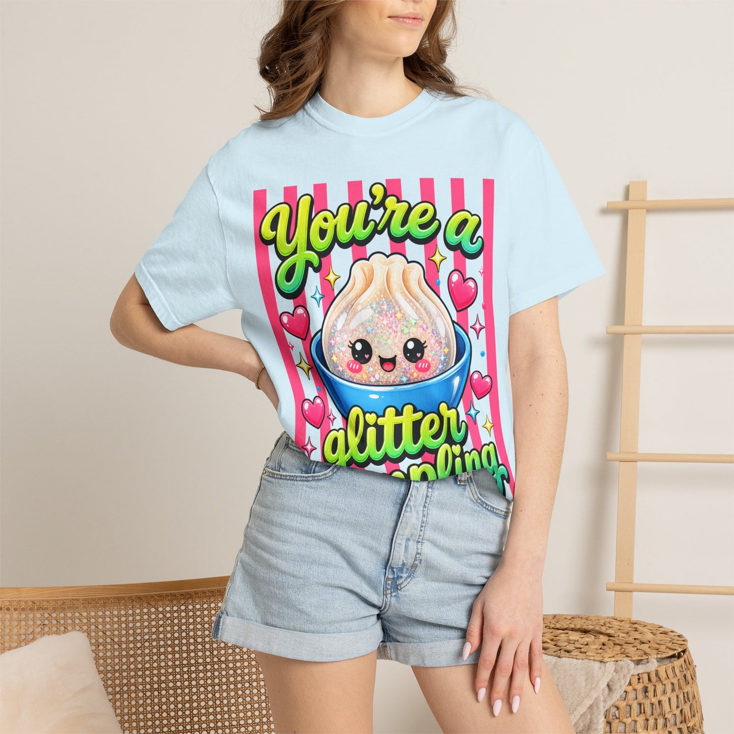 Kawaii "You're a Glitter Dumpling" T-Shirt