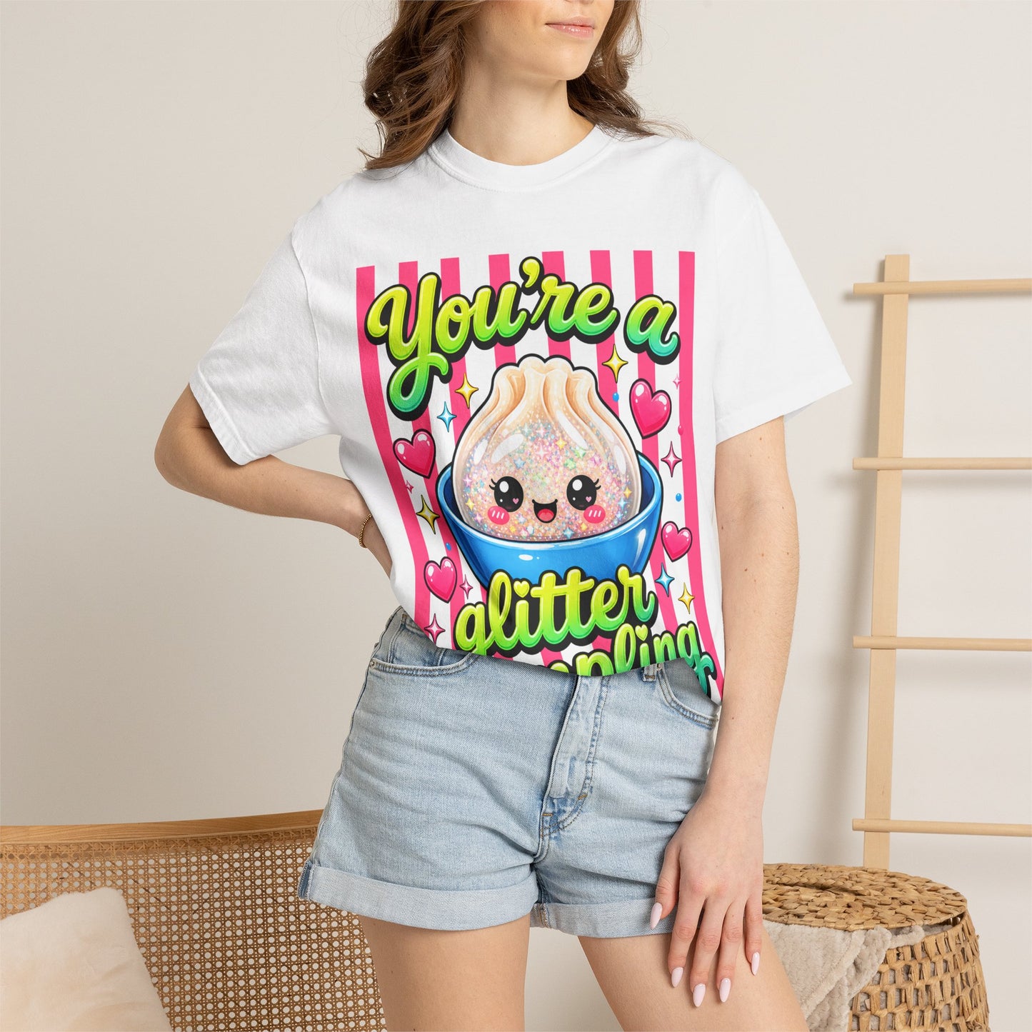 Kawaii "You're a Glitter Dumpling" T-Shirt
