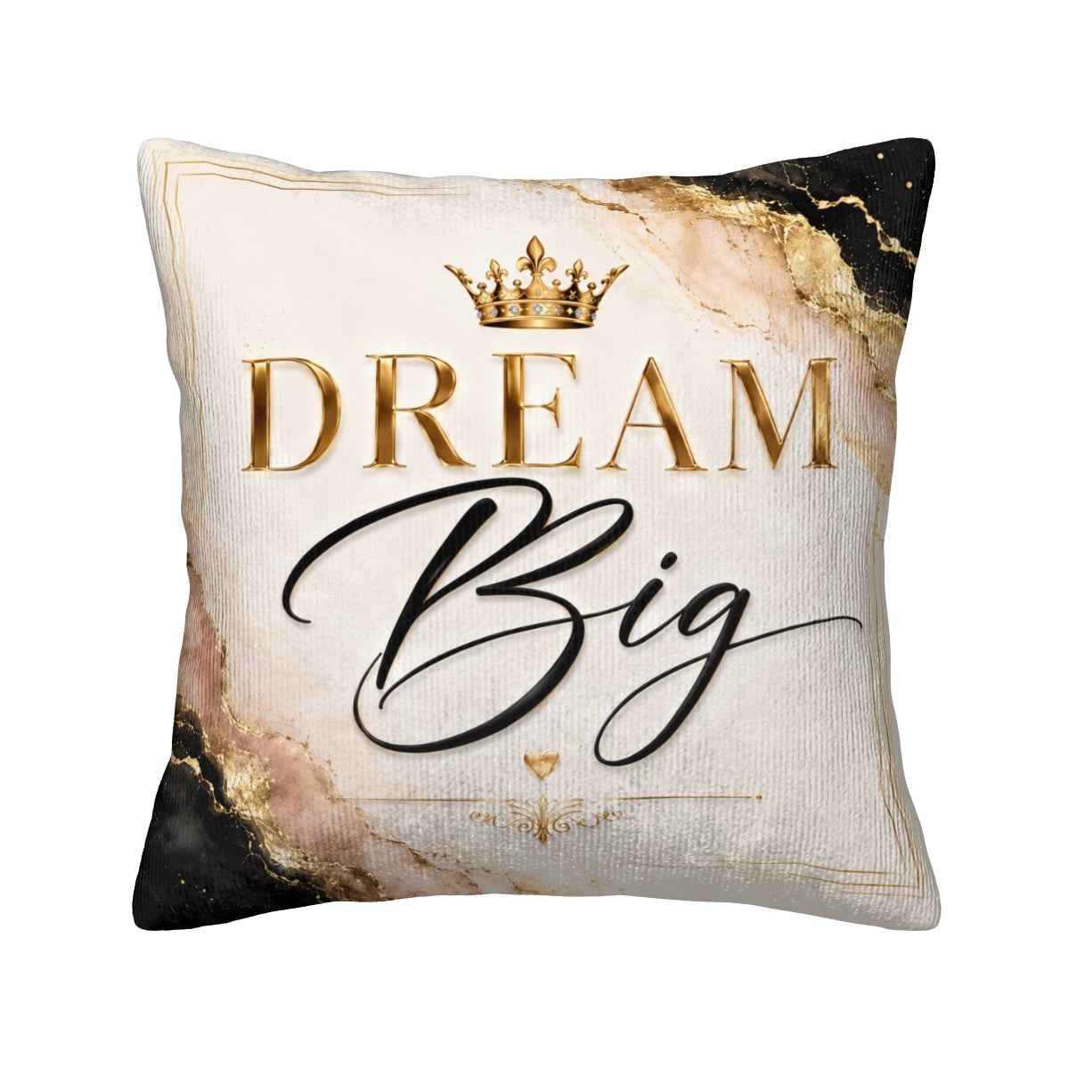 Dream Big Throw Pillow Covers with Core