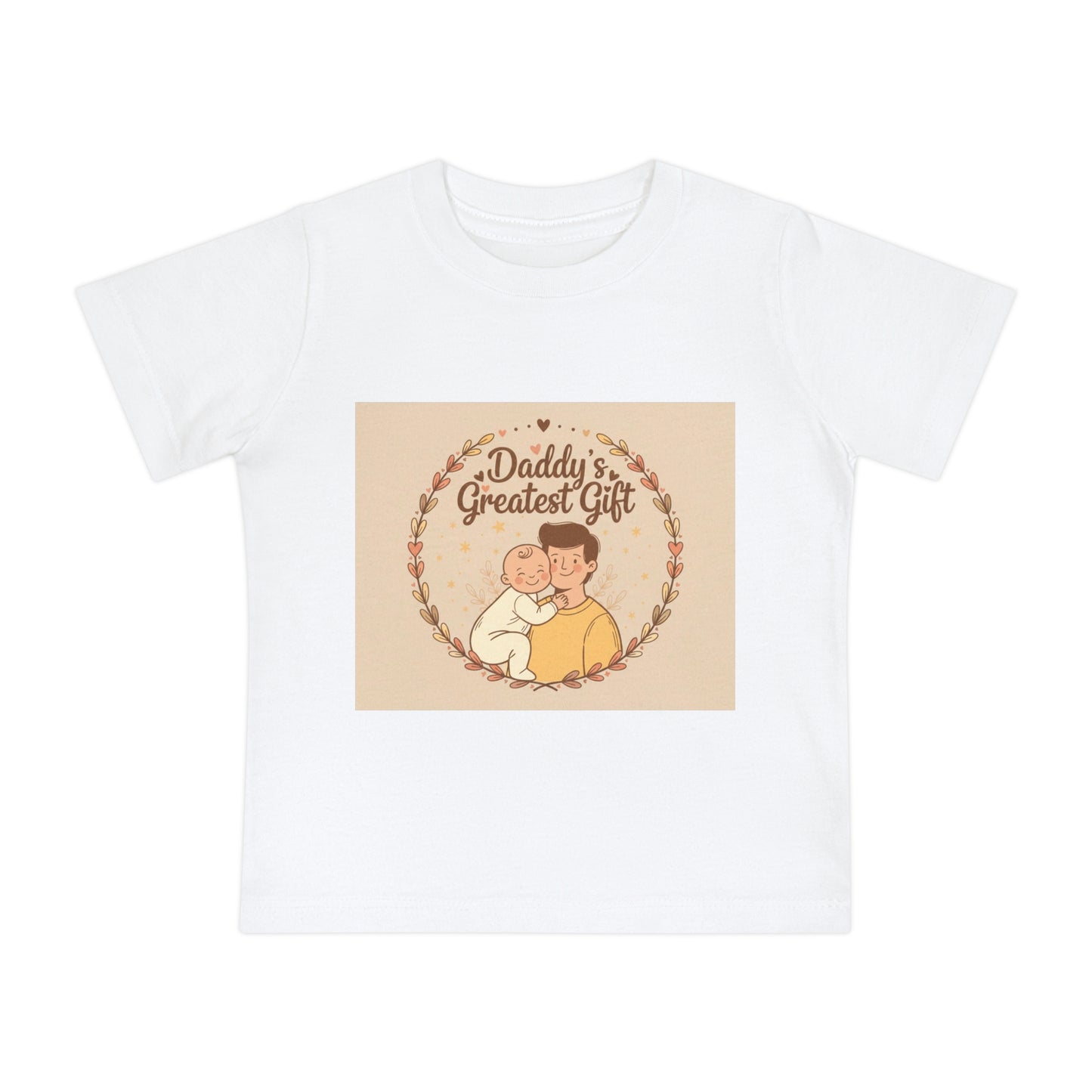 Daddy's Greatest Gift Baby T-Shirt – Cute Newborn Father's Day Bodysuit