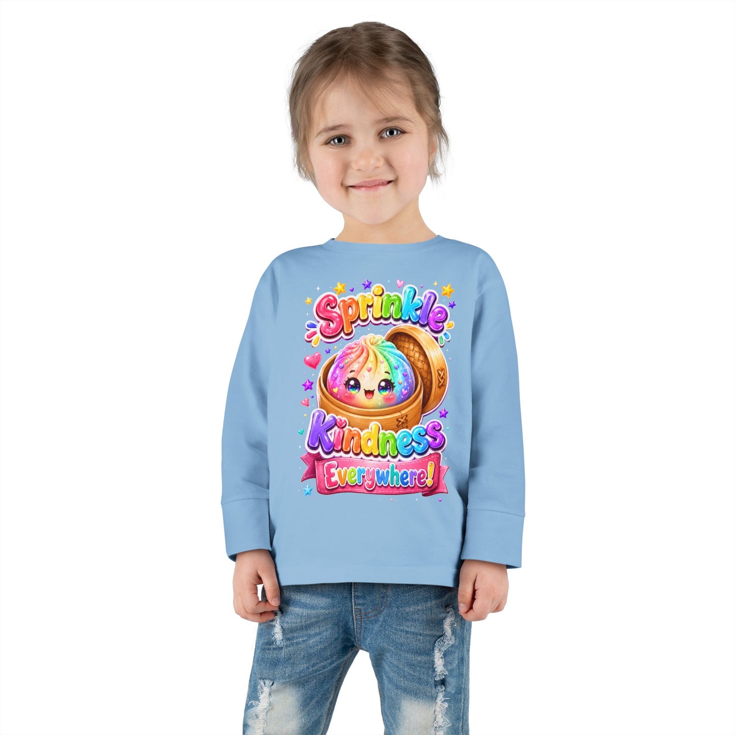 Sprinkle Kindness Everywhere Toddler Long Sleeve Tee
