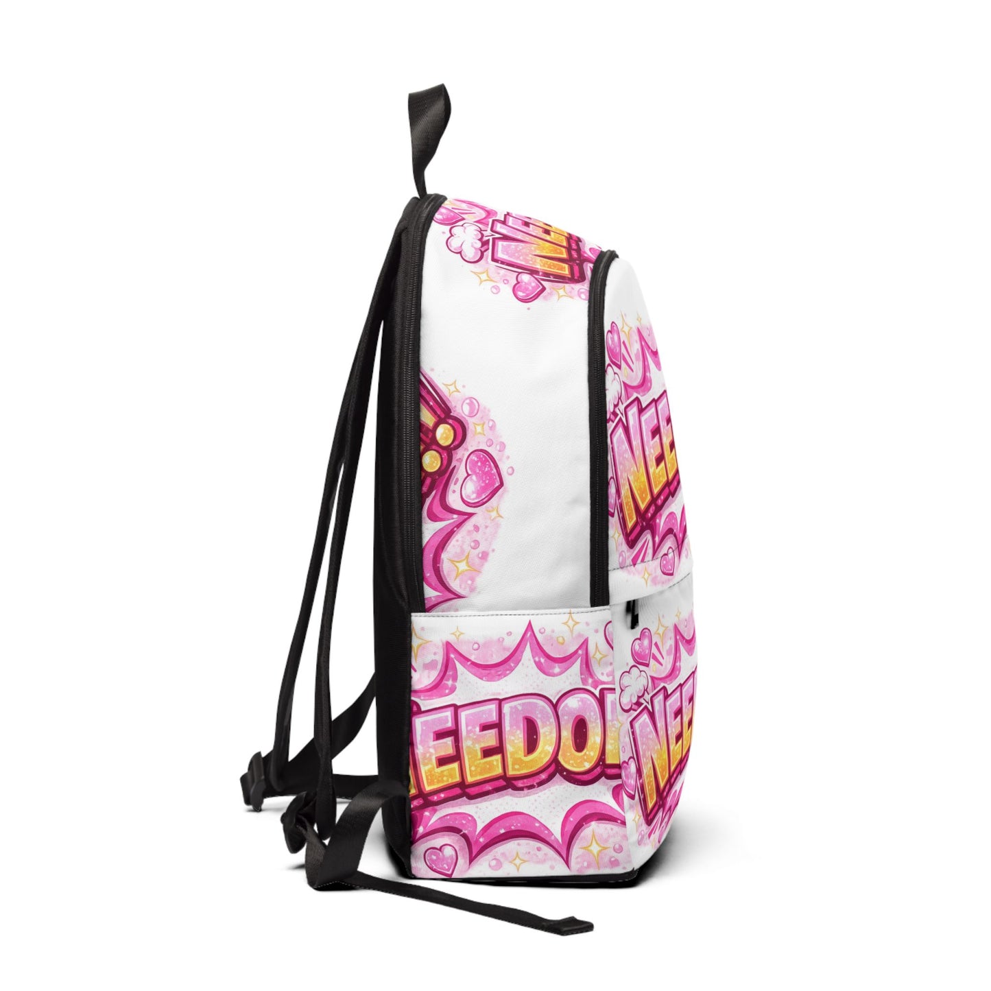 Cute Candy Heart Graphic School Bag