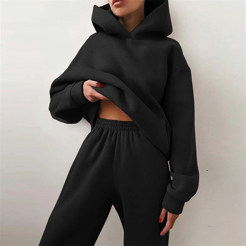 Women's Oversized Hoodie & Jogger Sweat Set 🤎