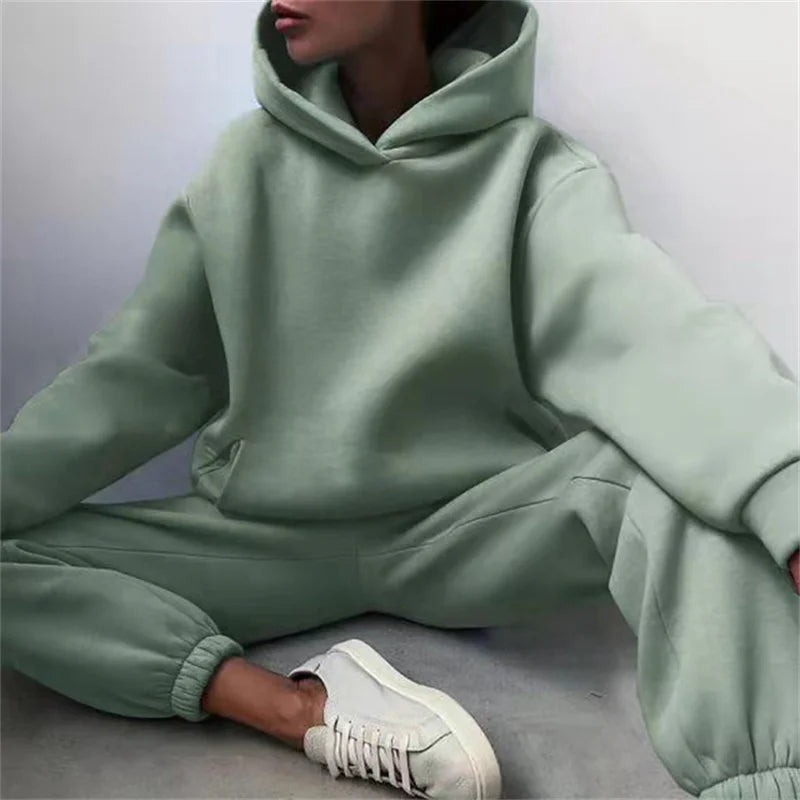 Women's Oversized Hoodie & Jogger Sweat Set 🤎
