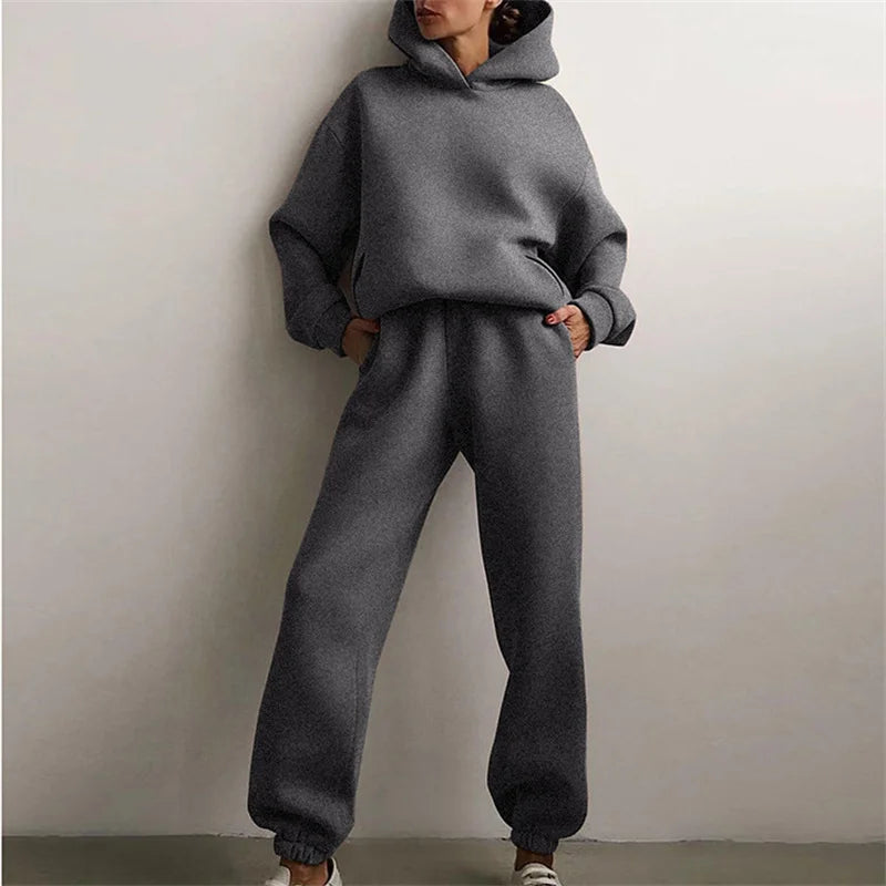 Women's Oversized Hoodie & Jogger Sweat Set 🤎