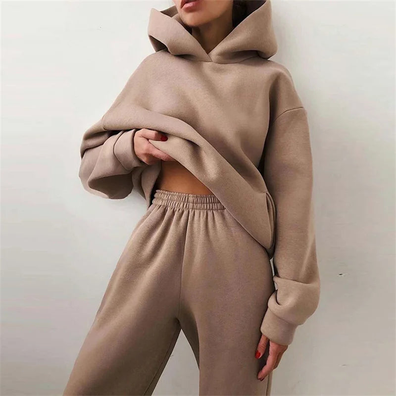 Women's Oversized Hoodie & Jogger Sweat Set 🤎